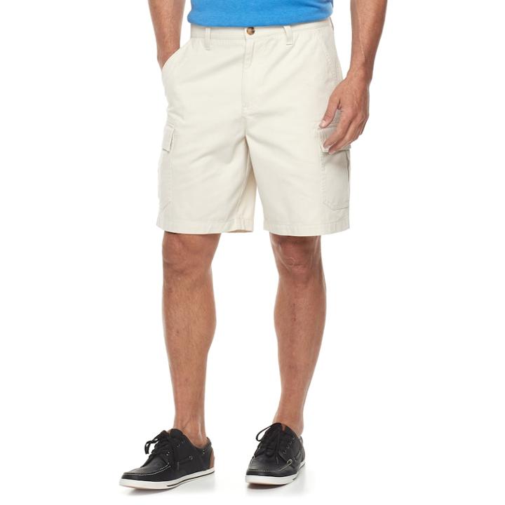 Croft & Barrow&reg; Classic-fit Flex Waist Cargo Shorts, Men's, Size: 40, Lt Beige