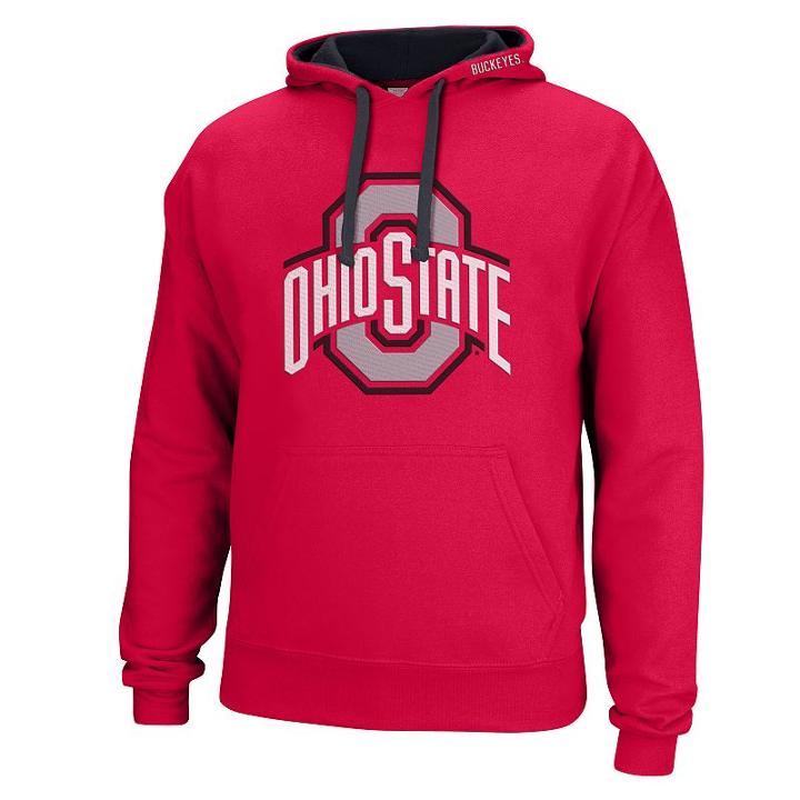 Men's Ohio State Buckeyes Foundation Hoodie, Size: Medium, Brt Red