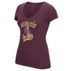 Women's Adidas Arizona State Sun Devils Script Tee, Size: Medium, Dark Red