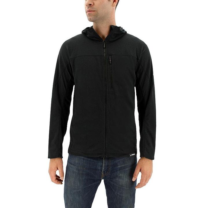 Men's Adidas Tracerocker Performance Fleece Jacket, Size: Xl, Black