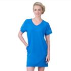Women's Soybu Havana Shirtdress, Size: Xl, Blue Other