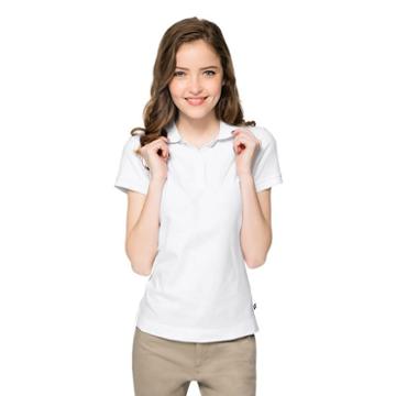 Juniors' Lee Uniforms Stretch Polo, Girl's, Size: Xl, White