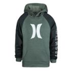 Boys 8-20 Hurley Solar Icon Pull-over Hoodie, Size: Large, Med Green