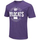 Men's Kansas State Wildcats Game Day Tee, Size: Small, Drk Purple