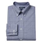 Men's Croft & Barrow&reg; True Comfort Fitted Oxford Stretch Dress Shirt, Size: 16.5-34/35, Blue