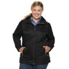 Plus Size Zeroxposur Samara Hooded Rain Jacket, Women's, Size: 2xl, Black
