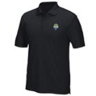 Men's Adidas Seattle Sounders Performance Polo, Size: Medium, Black