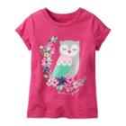 Girls 4-8 Carter's Short Sleeve Jersey Graphic Tee, Size: 6, Pink