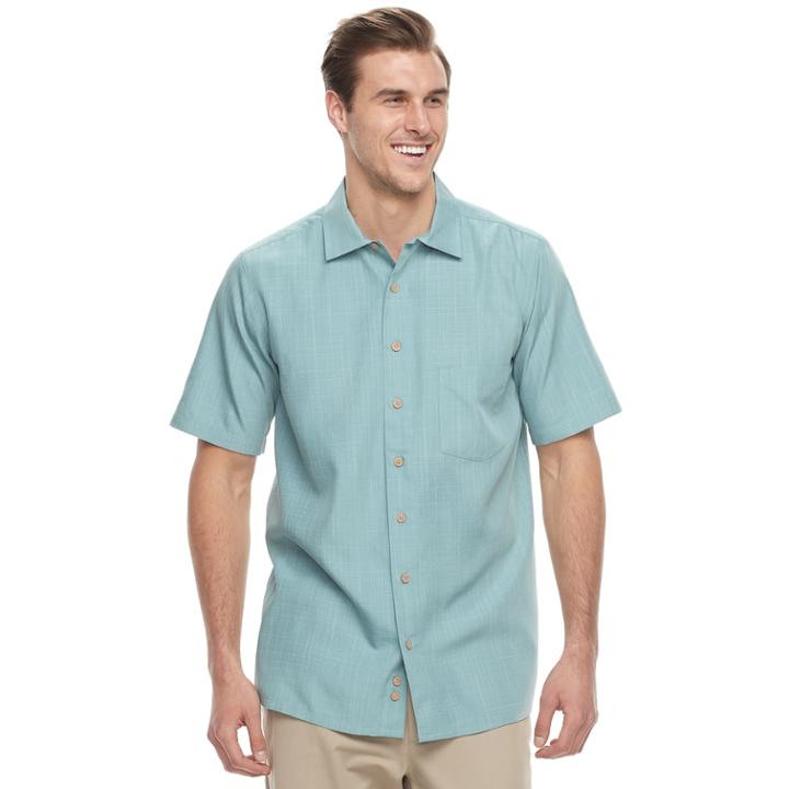 Big & Tall Batik Bay Classic-fit Woven Button-down Shirt, Men's, Size: Xl Tall, Yellow
