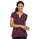 Women's Dana Buchman Peplum Hem Shirt, Size: Xl, Red