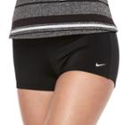 Women's Nike Solid Swim Shorts, Size: Small, Black