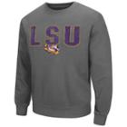 Men's Campus Heritage Lsu Tigers Wordmark Sweatshirt, Size: Xl, Silver