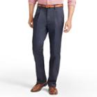 Big & Tall Izod Pleated Chino Pants, Men's, Size: 52x30, Blue (navy)
