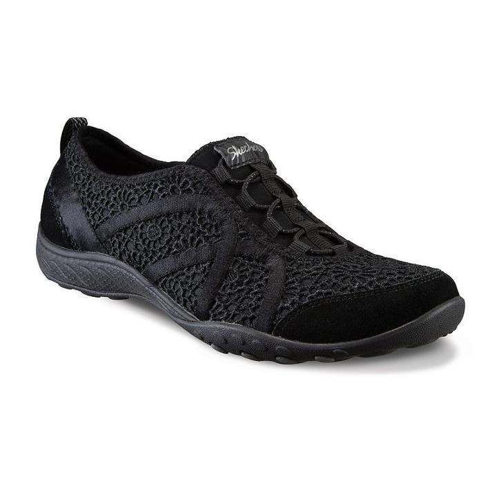 Skechers Relaxed Fit Breathe Easy Meadows Women's Sneakers, Girl's, Size: 6, Grey (charcoal)