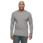 Big & Tall Apt. 9&reg; Premier Flex Classic-fit Stretch Crewneck Tee, Men's, Size: 3xb, Med Grey
