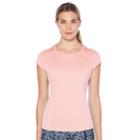 Women's Grand Slam Cap Sleeve Tennis Tee, Size: Small, Med Pink
