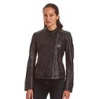 Women's Excelled Lambskin Studded Moto Jacket, Size: Small, Black