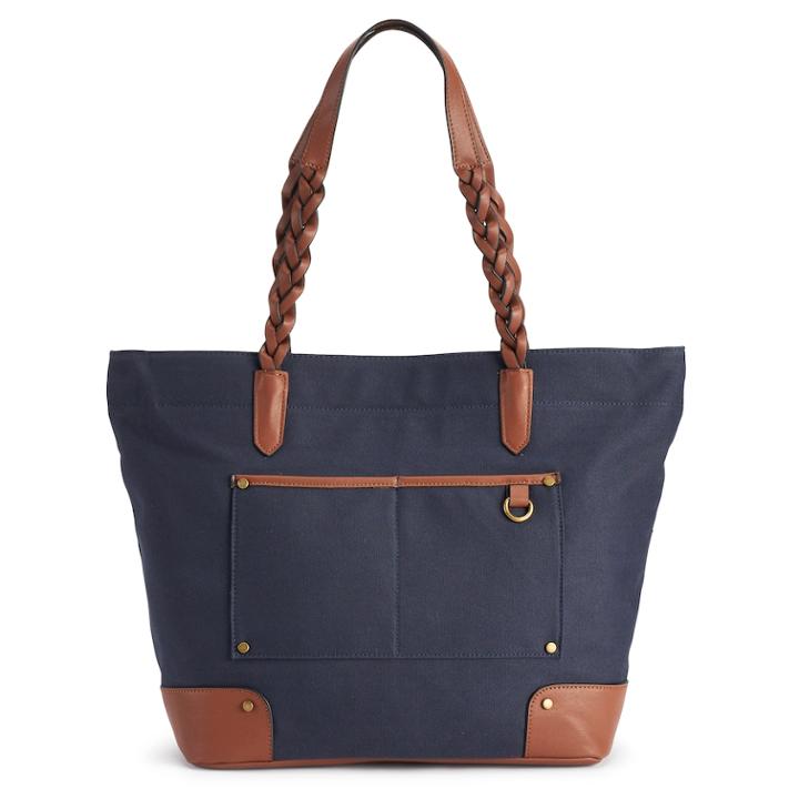 Sonoma Goods For Life&trade; Lily Tote, Women's, Blue (navy)