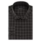 Men's Van Heusen Slim-fit Patterned Dress Shirt, Size: 18.5 36/37, Dark Green