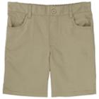 Girls 4-20 & Plus Size French Toast School Uniform Pull-on Shorts, Girl's, Size: 12, Beig/green (beig/khaki)