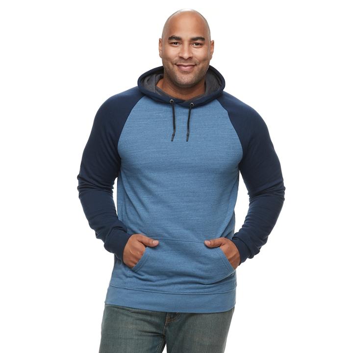 Big & Tall Urban Pipeline&reg; Awesomely Soft Ultimate Fleece Popover Hoodie, Men's, Size: 3xl Tall, Dark Blue