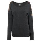 Women's Umbro Running Diamond Long Sleeve Top, Size: Large, Black