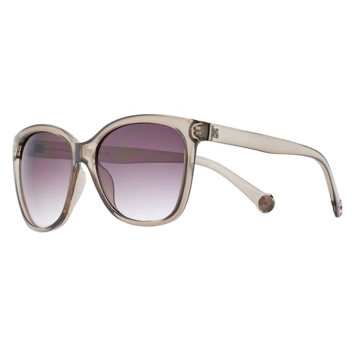 Converse 60mm Women's Square Sunglasses, Lt Brown