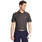 Men's Izod Swingflex Title Holder Classic-fit Performance Golf Polo, Size: Xl, Grey (charcoal)