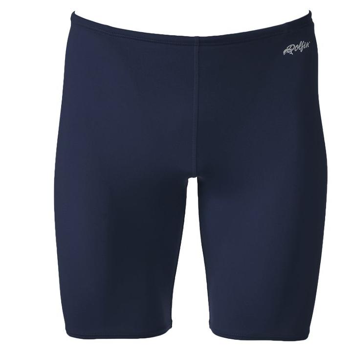 Men's Dolfin Solid Jammer Swim Trunks, Size: 34, Blue Other