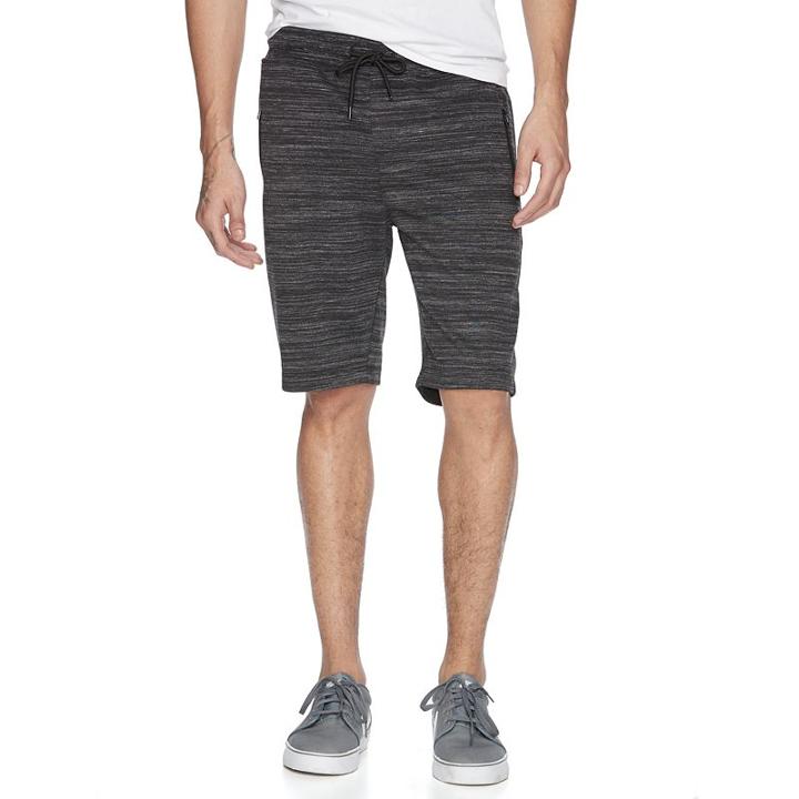 Men's Ocean Current Space Dyed Knit Shorts, Size: Xl, Black