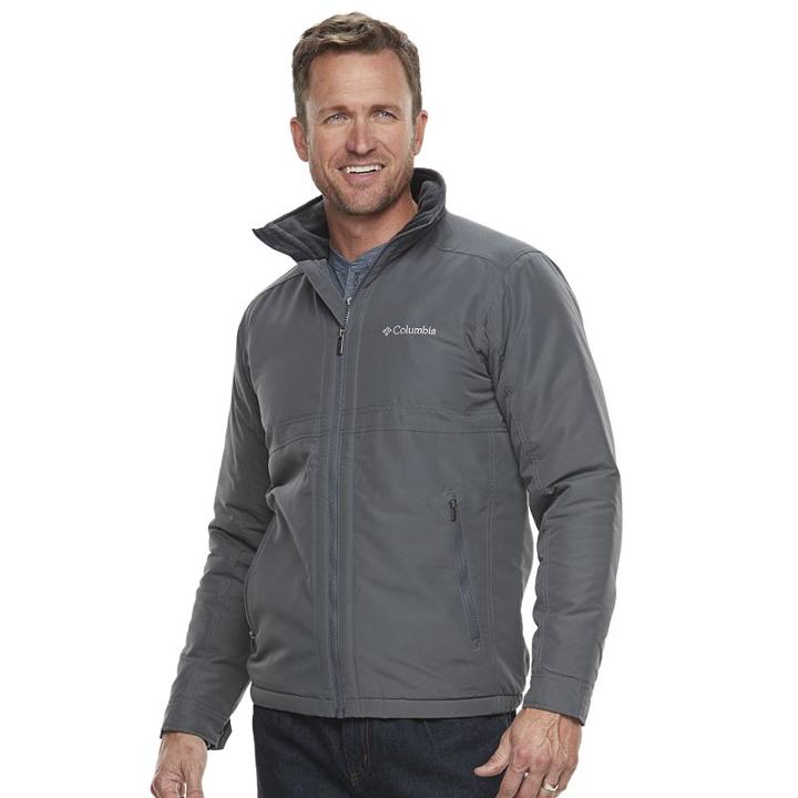 Men's Columbia Northern Voyage Jacket, Size: Medium, Light Grey
