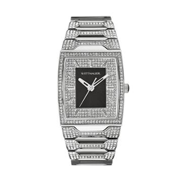 Wittnauer Men's Crystal Stainless Steel Watch, Grey