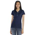 So&reg; Solid School Uniform Juniors' Polo, Girl's, Size: Xs, Blue