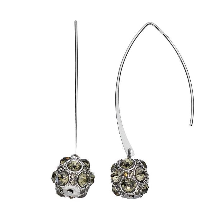 Simply Vera Vera Wang Fireball Threader Earrings, Women's, Silver