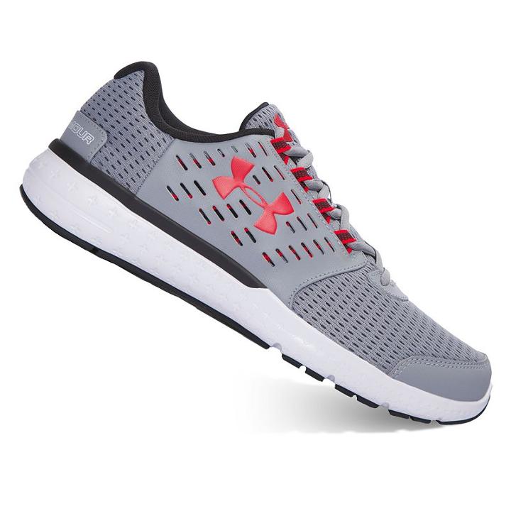 Under Armour Micro G Motion Men's Running Shoes, Size: 7.5, Med Grey