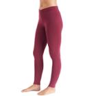 Women's Cuddl Duds Softwear Leggings, Size: Small, Dark Red