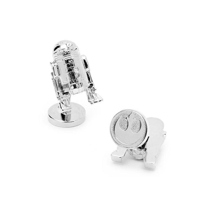 Star Wars 3-d Palladium R2d2 Cuff Links, Men's, Multicolor