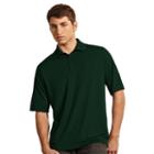 Men's Antigua Pique Performance Golf Polo, Size: Large, Dark Green