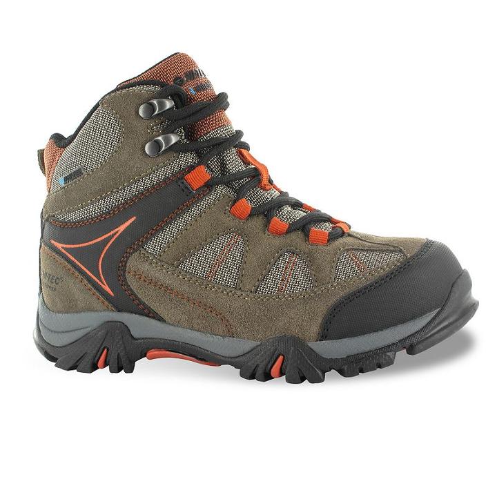 Hi-tec Altitude Lite I Jr. Boys' Mid-top Waterproof Hiking Boots, Boy's, Size: 3, Brown