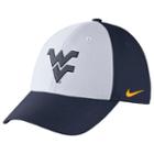 Men's Nike West Virginia Mountaineers Dri-fit Flex-fit Cap, Wvu White