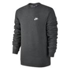 Men's Nike Club Crew Fleece, Size: Large, Grey Other