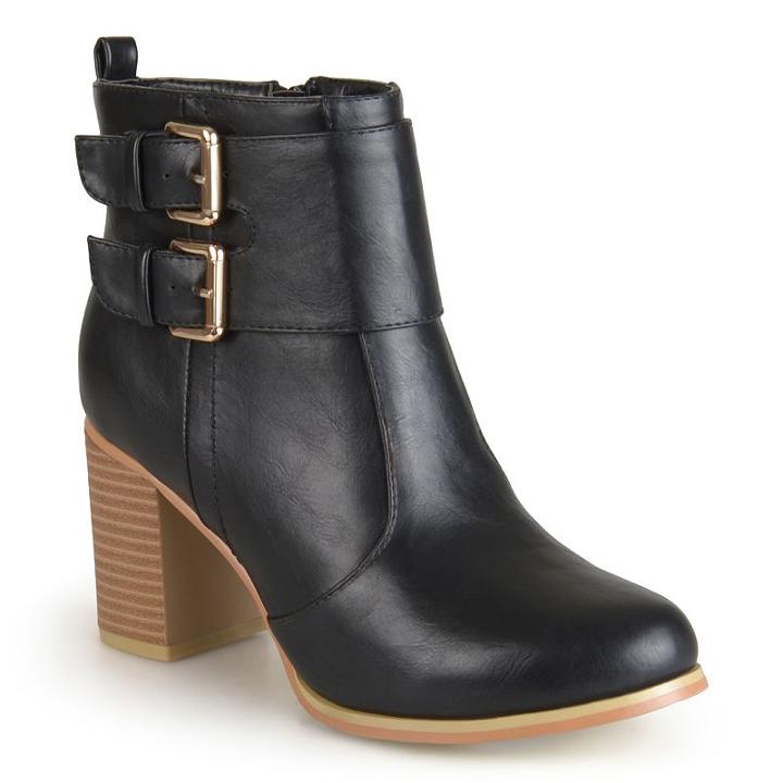 Journee Collection Port Women's Ankle Boots, Girl's, Size: 9, Black