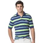 Big & Tall Chaps Striped Polo, Men's, Size: 3xb, Blue
