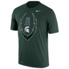 Men's Nike Michigan State Spartans Legend Football Icon Dri-fit Tee, Size: Large, Multicolor