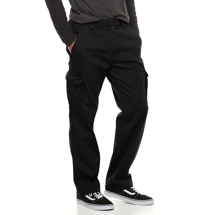 Men's Urban Pipeline&reg; Slim-fit Maxflex Chino Pants, Size: 30x32, Black