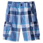 Boys 8-20 Urban Pipeline&reg; Plaid Messenger Cargo Shorts, Boy's, Size: 18, Med Blue