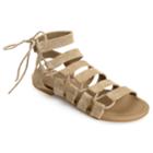 Journee Collection Cleo Women's Gladiator Sandals, Size: Medium (9), Med Beige