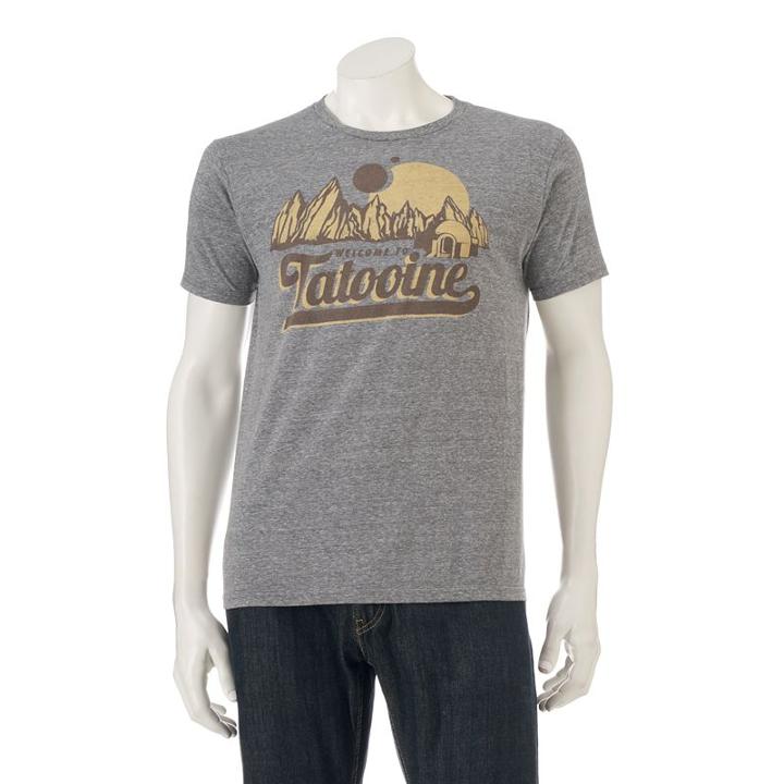 Men's Star Wars Tatooine Tee, Size: Medium, Grey Other