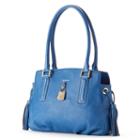 Dana Buchman Ritz Leather Shopper, Blue