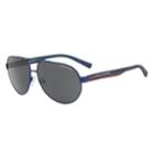 Armani Exchange Ax2022s 60mm Aviator Sunglasses, Women's, Brt Blue